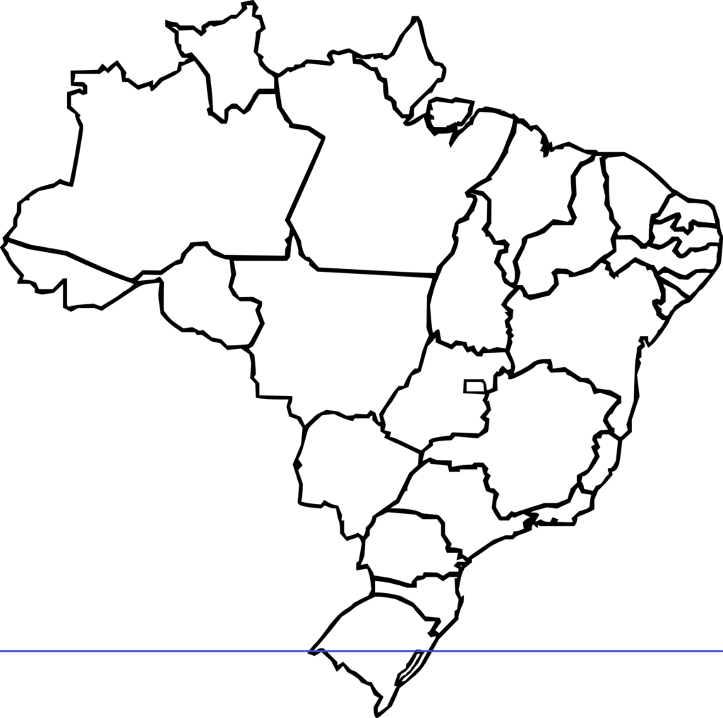 Mapa Brasil - Área plantio