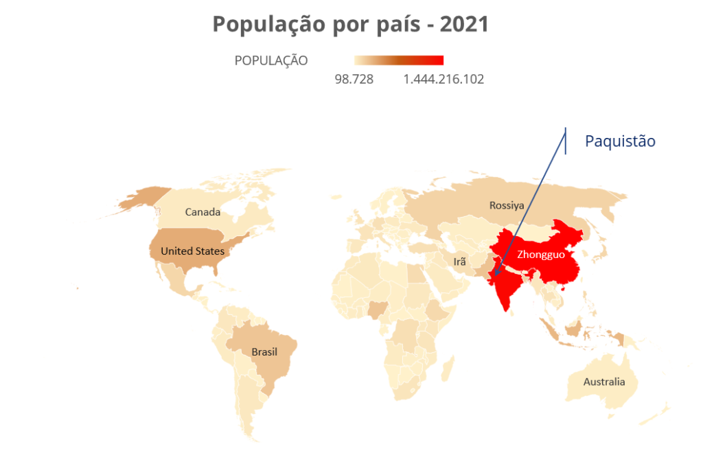 World Population - Highlight for Pakistan