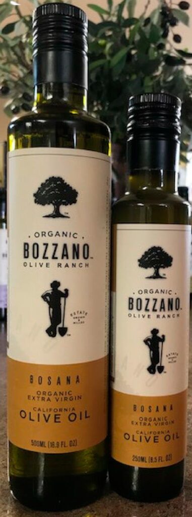Bozzana olive oil from the Bosana cultivar