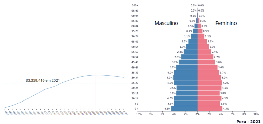 Peruvian population age