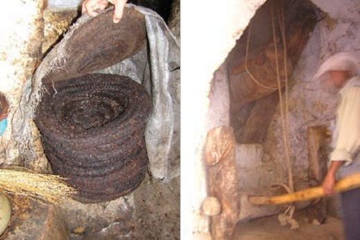 Doormats and squeezing lever