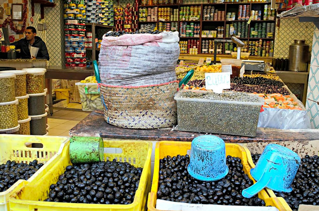 Olive market in Tunisia